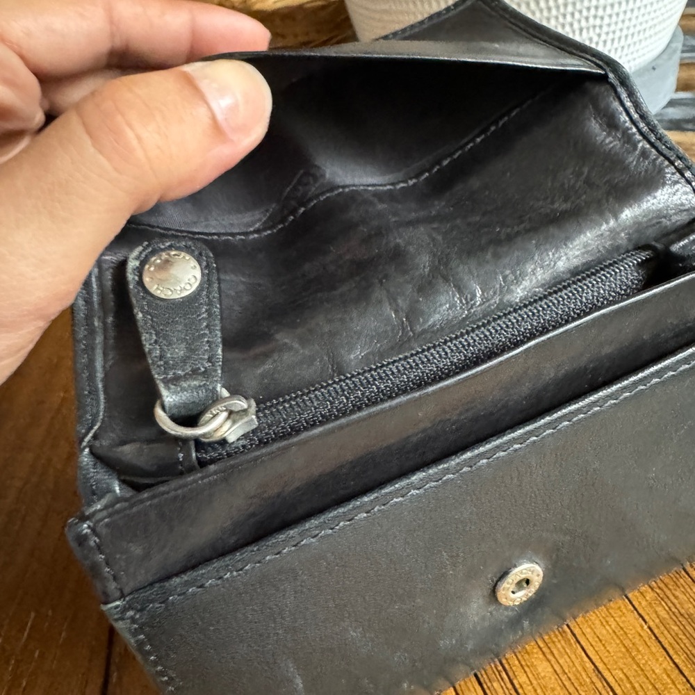 Vintage COACH authentic coach leather wallet - Picture 9 of 11